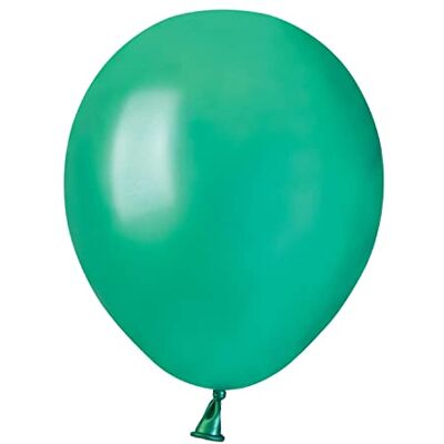 Ciao Zestaw 100 balonów perłowych z naturalnego lateksu Premium Quality A50 (Ø 13 cm / 5"), akwamaryna green pearl Ciao Zestaw 100 balonów perłowych z naturalnego lateksu Premium Quality A50 (Ø 13 cm / 5"), akwamaryna green pearl
