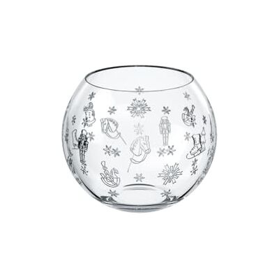 Villeroy & Boch Toy's Delight świecznik na tealight bezbarwny, można myć w zmywarce, Boże Narodzenie, świecznik dekoracyjny, świąteczna dekoracja na stół, półkę lub parapet, szkło kryształowe Villeroy & Boch Toy's Delight świecznik na tealight bezbarwny, można myć w zmywarce, Boże Narodzenie, świecznik dekoracyjny, świąteczna dekoracja na stół, półkę lub parapet, szkło kryształowe