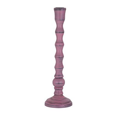 Greemotion Świecznik w stylu shabby, drewno, Ø ok. 9 cm, wysokość ok. 30,5 cm Greemotion Świecznik w stylu shabby, drewno, Ø ok. 9 cm, wysokość ok. 30,5 cm