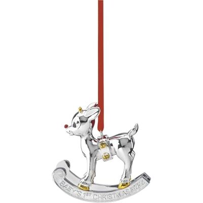 Lenox 895757 2024 Baby's 1st Christmas Tree Ornamentm Rudolph Lenox 895757 2024 Baby's 1st Christmas Tree Ornamentm Rudolph