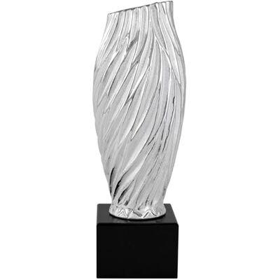 ART Trophies AT11521 Trofeum Ceramiczne i Szkło, Dorośli Unisex, Srebrny, 34 cm ART Trophies AT11521 Trofeum Ceramiczne i Szkło, Dorośli Unisex, Srebrny, 34 cm
