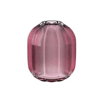 Villeroy & Boch – Fleur Gifts wazon, wysokość: ok. 19 cm, fioletowy, kwiatowy szklany wazon do bukietów średniej wielkości, wysokiej jakości szkło Villeroy & Boch – Fleur Gifts wazon, wysokość: ok. 19 cm, fioletowy, kwiatowy szklany wazon do bukietów średniej wielkości, wysokiej jakości szkło