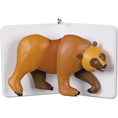 Hallmark Keepsake Hallmark Pamiątka ozdoba świąteczna 2022, brązowy niedźwiedź, brązowy niedźwiedź, co widzisz? Książka Hallmark Keepsake Hallmark Pamiątka ozdoba świąteczna 2022, brązowy niedźwiedź, brązowy niedźwiedź, co widzisz? Książka