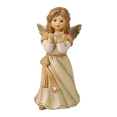 Goebel Dekoracja bożonarodzeniowa figurka anioła wykonana z porcelany, wymiary: 15,5 cm x 7 cm x 7 cm, 41-668-07-1 Goebel Dekoracja bożonarodzeniowa figurka anioła wykonana z porcelany, wymiary: 15,5 cm x 7 cm x 7 cm, 41-668-07-1
