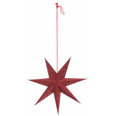 Tivoli Dekoracyjna gwiazda LED Ø 60 cm, czerwona, XMas Paper Tivoli Dekoracyjna gwiazda LED Ø 60 cm, czerwona, XMas Paper