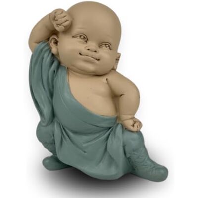 Zen Light Zen'Light typowa statuetka Buddy GongFu 2- Baby Buddha symbolicznie rozpoznawana spokojny i wesoły nastrój dekoracja Zen wys. 13 cm Zen Light Zen'Light typowa statuetka Buddy GongFu 2- Baby Buddha symbolicznie rozpoznawana spokojny i wesoły nastrój dekoracja Zen wys. 13 cm