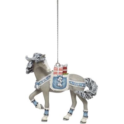 Enesco Szlak malowanych kucyków Boże Narodzenie w mieście wisząca ozdoba, 6 cm, wielokolorowa Enesco Szlak malowanych kucyków Boże Narodzenie w mieście wisząca ozdoba, 6 cm, wielokolorowa