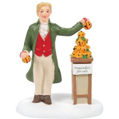 Department 56 Dickens Village Pomanders na sprzedaż, figurka wiejska, 6 cm, wielokolorowa Department 56 Dickens Village Pomanders na sprzedaż, figurka wiejska, 6 cm, wielokolorowa