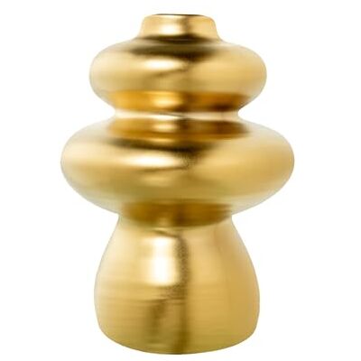 AlexandreHouse WAZON CERAMICZNY ABSTRAKCYJNY 20 CM MATOWE ZŁOTE AlexandreHouse WAZON CERAMICZNY ABSTRAKCYJNY 20 CM MATOWE ZŁOTE