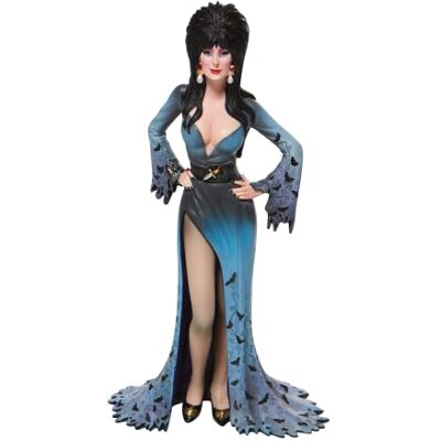 Enesco Couture de Force Elvira figurka mistrzyni ciemności, 20 cm, wielokolorowa Enesco Couture de Force Elvira figurka mistrzyni ciemności, 20 cm, wielokolorowa