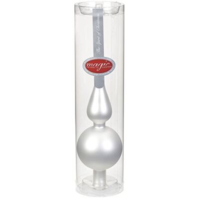 Inge-glas Inge Glas 11000C220-MO czubek na choinkę ze szkła o wysokości 28 cm, 1 sztuka, posortowane pod względem koloru Inge-glas Inge Glas 11000C220-MO czubek na choinkę ze szkła o wysokości 28 cm, 1 sztuka, posortowane pod względem koloru