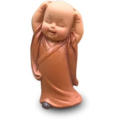 Zen Light Zen'Light Statuetka Uśmiechnięte dziecko Bonze uroczy talizman na szczęście dla atmosfery Zen. Uroczy i duchowy pomysł na prezent wys. 8,5 cm Zen Light Zen'Light Statuetka Uśmiechnięte dziecko Bonze uroczy talizman na szczęście dla atmosfery Zen. Uroczy i duchowy pomysł na prezent wys. 8,5 cm