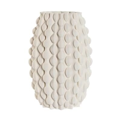 AlexandreHouse WAZON GRES 17X17,5X28 3D BIAŁY AlexandreHouse WAZON GRES 17X17,5X28 3D BIAŁY
