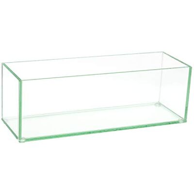 Royal Imports Szklany wazon na kwiaty, dekoracyjny element centralny do domu lub na ślub, podłużny prostokątny kształt, 30 cm długości, 10 cm wys. x 4 W, otwarty, przezroczysty Royal Imports Szklany wazon na kwiaty, dekoracyjny element centralny do domu lub na ślub, podłużny prostokątny kształt, 30 cm długości, 10 cm wys. x 4 W, otwarty, przezroczysty