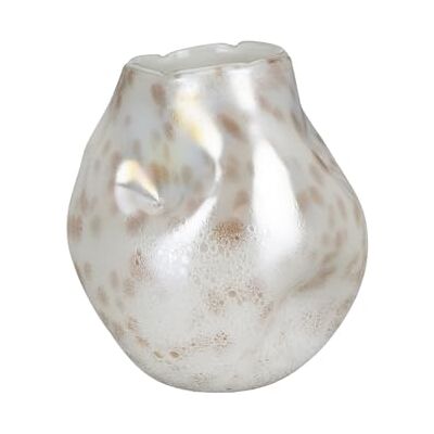 Casablanca modernes Design Casablanca wazon Crumple szklana kremowa kula wysokość 21 cm dekoracja akcesoria do mieszkania wazon na kwiaty pomysły na prezent Casablanca modernes Design Casablanca wazon Crumple szklana kremowa kula wysokość 21 cm dekoracja akcesoria do mieszkania wazon na kwiaty pomysły na prezent