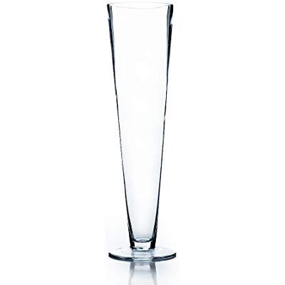 WGVI WGV Wesele Kwiaty Centralne Dekoracje Domu Przezroczysty Mały Trąbka Pilsner Szklany Wazon/Uchwyt. Otwarty: 10 cm. Wysokość: 40 cm. Hurtownia Partia (1 Sztuka) WGVI WGV Wesele Kwiaty Centralne Dekoracje Domu Przezroczysty Mały Trąbka Pilsner Szklany Wazon/Uchwyt. Otwarty: 10 cm. Wysokość: 40 cm. Hurtownia Partia (1 Sztuka)