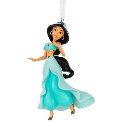 Hallmark Ozdoba jaśminowa, dekoracja drzewa księżniczki Disneya, wisząca ozdoba Aladyna, wisząca ozdoba bożonarodzeniowa, prezenty na Boże Narodzenie Hallmark Ozdoba jaśminowa, dekoracja drzewa księżniczki Disneya, wisząca ozdoba Aladyna, wisząca ozdoba bożonarodzeniowa, prezenty na Boże Narodzenie