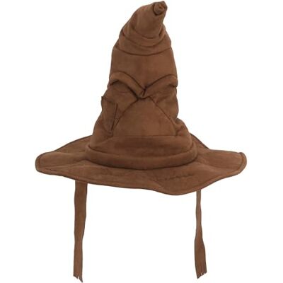 Hallmark Ozdoba na choinkę, czapka do sortowania Hogwartu, dekoracja Harry'ego Pottera, Szkoła Magii i Czarodziejstwa w Hogwarcie, brązowa Hallmark Ozdoba na choinkę, czapka do sortowania Hogwartu, dekoracja Harry'ego Pottera, Szkoła Magii i Czarodziejstwa w Hogwarcie, brązowa