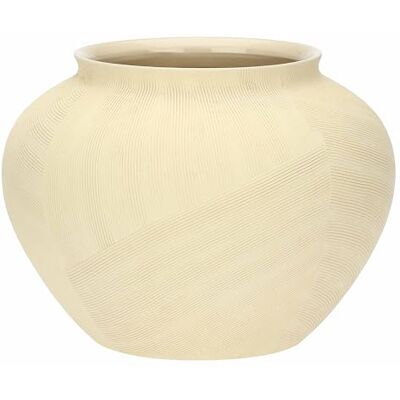 rituali domestici Wazon ceramiczny L 28,5 x 28,5 cm, głębokość 22 cm, kolekcja Sulledune rituali domestici Wazon ceramiczny L 28,5 x 28,5 cm, głębokość 22 cm, kolekcja Sulledune