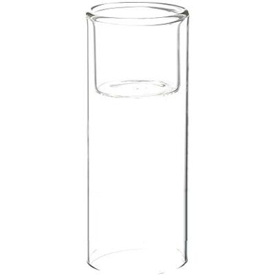 WGVI WGV cylindryczny podniesiony wotywny świecznik, 6,5 x 15,5 cm, przezroczysty WGVI WGV cylindryczny podniesiony wotywny świecznik, 6,5 x 15,5 cm, przezroczysty