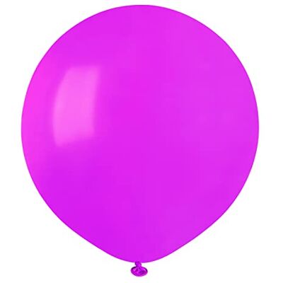 Ciao Opakowanie 25 balonów z naturalnego lateksu Premium Quality G150 (Ø 48 cm/19"), fuksja różowy Ciao Opakowanie 25 balonów z naturalnego lateksu Premium Quality G150 (Ø 48 cm/19"), fuksja różowy