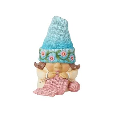 Enesco Heartwood Creek autorstwa Jim Shore Knitting Gnome Figurka Enesco Heartwood Creek autorstwa Jim Shore Knitting Gnome Figurka