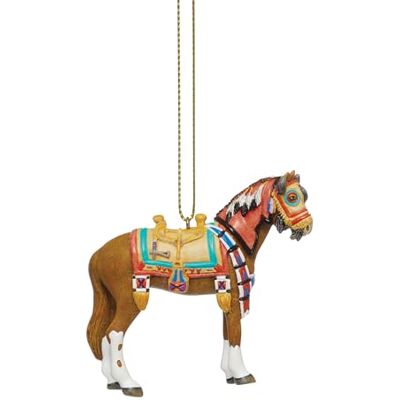Enesco Szlak malowanych kucyków medycyna bawola wisząca ozdoba, 6 cm, wielokolorowa Enesco Szlak malowanych kucyków medycyna bawola wisząca ozdoba, 6 cm, wielokolorowa