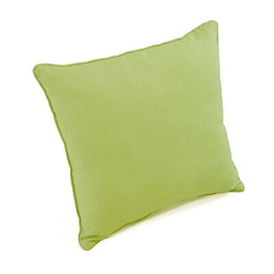 Homemaison Poduszka ze zdejmowaną poszewką uni 100%, bawełna, zielona, 40 x 40 cm Homemaison Poduszka ze zdejmowaną poszewką uni 100%, bawełna, zielona, 40 x 40 cm