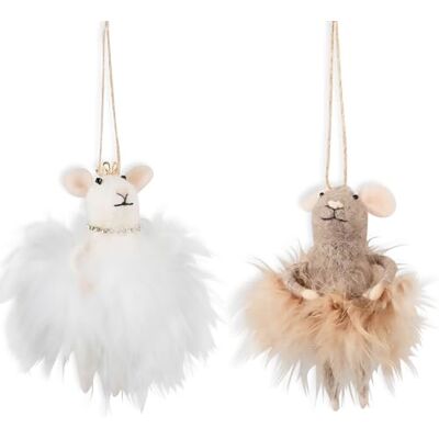 Trimits Uroczysty Mysz Needle-Felting wełna zestaw: Kompletny zestaw do rękodzieła z instrukcją ozdoby choinkowe, ozdoby świąteczne, ozdoby świąteczne prezenty domowej roboty, bombki Trimits Uroczysty Mysz Needle-Felting wełna zestaw: Kompletny zestaw do rękodzieła z instrukcją ozdoby choinkowe, ozdoby świąteczne, ozdoby świąteczne prezenty domowej roboty, bombki