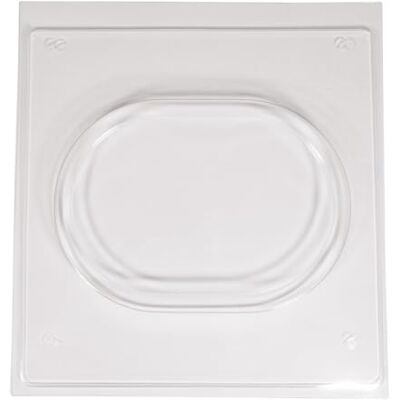 Rayher PET forma do odlewania płyta dekoracyjna owalna, 24,5 x 18 x 2 cm, krawędź 1,3 cm szerokości, 36138000 Rayher PET forma do odlewania płyta dekoracyjna owalna, 24,5 x 18 x 2 cm, krawędź 1,3 cm szerokości, 36138000