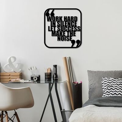 Wallity Stylowe, czarne dekoracyjne akcesoria ścienne, 50 x 50 cm, 100% metal, grubość 1,5 mm, waga 1,18 kg, idealna do nowoczesnej dekoracji domu Wallity Stylowe, czarne dekoracyjne akcesoria ścienne, 50 x 50 cm, 100% metal, grubość 1,5 mm, waga 1,18 kg, idealna do nowoczesnej dekoracji domu