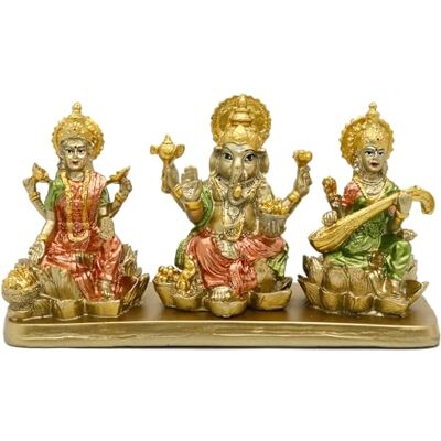 alikiki Hinduska Lakshmi Ganesha Saraswati statuetka Laxmi Ganesh Idol do samochodu dekoracja na deskę rozdzielczą dom świątynia Mandir Pooja przedmiot indyjska pudża przedmiot Diwali prezent medytacja joga alikiki Hinduska Lakshmi Ganesha Saraswati statuetka Laxmi Ganesh Idol do samochodu dekoracja na deskę rozdzielczą dom świątynia Mandir Pooja przedmiot indyjska pudża przedmiot Diwali prezent medytacja joga