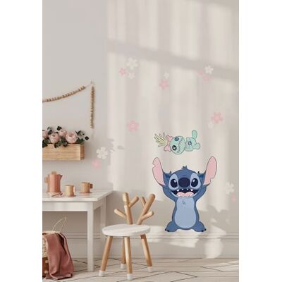Komar Tatuaż ścienny Disney Lilo and Stitch Lifesize rozmiar 50 x 70 cm naklejka ścienna, pokój dziecięcy, dekoracja ścienna, niebieski, zielony, różowy Komar Tatuaż ścienny Disney Lilo and Stitch Lifesize rozmiar 50 x 70 cm naklejka ścienna, pokój dziecięcy, dekoracja ścienna, niebieski, zielony, różowy