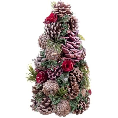 BigBuy Christmas Ornament Czerwony Wielobarwny Plastik Foam Ananas Choinka 18 x 18 x 30 cm BigBuy Christmas Ornament Czerwony Wielobarwny Plastik Foam Ananas Choinka 18 x 18 x 30 cm