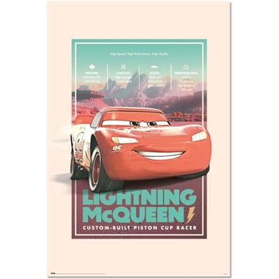 Grupo Erik Poster Disney Pixar Cars Vintage 36 x 24 inches / 91.5 x 61 cm Shipped Rolled Up Cool Posters, Art Poster, Wall Posters & Prints Grupo Erik Poster Disney Pixar Cars Vintage 36 x 24 inches / 91.5 x 61 cm Shipped Rolled Up Cool Posters, Art Poster, Wall Posters & Prints