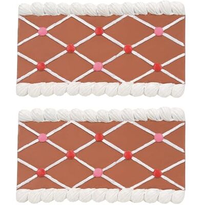 Department 56 Village Accessories Krajobraz Piernik Prosta Figurka Drogi, 0,5 cala, Wielokolorowa Department 56 Village Accessories Krajobraz Piernik Prosta Figurka Drogi, 0,5 cala, Wielokolorowa
