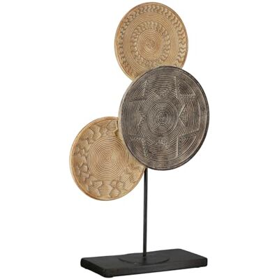 Casablanca modernes Design Casablanca rzeźba Esculpida z żywicy syntetycznej orientalny wzór kolor naturalny strukturalny wysokość 44 cm x szerokość 27 cm Casablanca modernes Design Casablanca rzeźba Esculpida z żywicy syntetycznej orientalny wzór kolor naturalny strukturalny wysokość 44 cm x szerokość 27 cm