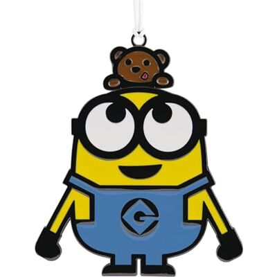 Hallmark Bob the Minion Moving Metal Ornament, Minionki Dekoracja Drzewa, Metalowa Wisząca Ozdoba, Świąteczna Ozdoba Wisząca, Prezenty na Boże Narodzenie, Despicable Me Hallmark Bob the Minion Moving Metal Ornament, Minionki Dekoracja Drzewa, Metalowa Wisząca Ozdoba, Świąteczna Ozdoba Wisząca, Prezenty na Boże Narodzenie, Despicable Me