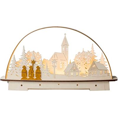 SAICO Original Saico LB1904 łuk świetlny, drewno, kolorowy, duży SAICO Original Saico LB1904 łuk świetlny, drewno, kolorowy, duży