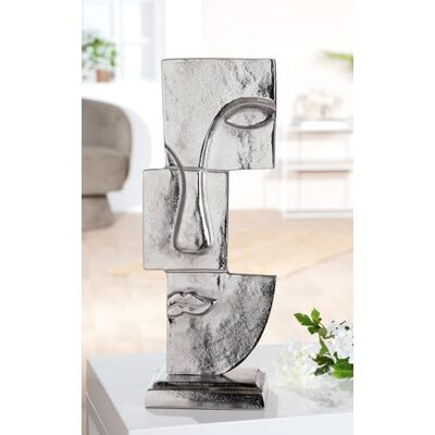 Casablanca modernes Design Casablanca rzeźba Small Lips, aluminium, w kolorze srebrnym, wykończenie antyczne, motyw twarzy, wys. 44 cm, szer. 17 cm, gł. 10 cm dekoracja, sztuka, akcesoria do domu, prezent Casablanca modernes Design Casablanca rzeźba Small Lips, aluminium, w kolorze srebrnym, wykończenie antyczne, motyw twarzy, wys. 44 cm, szer. 17 cm, gł. 10 cm dekoracja, sztuka, akcesoria do domu, prezent