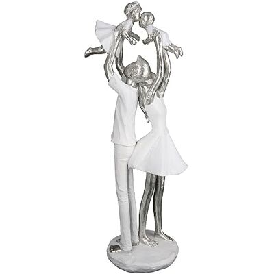 GILDE Czas Rodziny Rzeźba - Figurka Dekoracyjna - 15x39x10 cm GILDE Czas Rodziny Rzeźba - Figurka Dekoracyjna - 15x39x10 cm