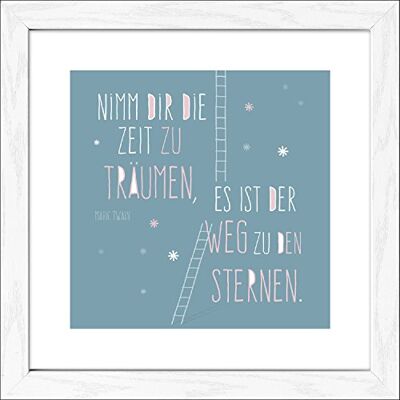 Pro-Art an559o2 obraz ścienny Scandic-Living 'Zabierz czas ...' 35 x 35 cm Pro-Art an559o2 obraz ścienny Scandic-Living 'Zabierz czas ...' 35 x 35 cm