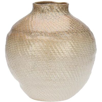 rituali domestici Wazon XL ceramiczny 36,5 x 36 cm, głębokość 38,2 cm, kolekcja Spolia rituali domestici Wazon XL ceramiczny 36,5 x 36 cm, głębokość 38,2 cm, kolekcja Spolia