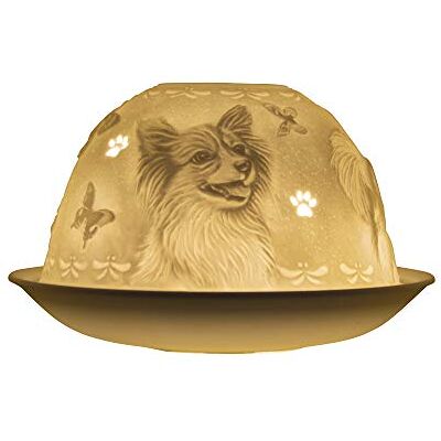 Nordic Lights Nordic Light Cień Papillon Dog Tealight Holder talerz Pomysł na koronkowy prezent Akcesoria do świeczek, biały wzór, jeden rozmiar Nordic Lights Nordic Light Cień Papillon Dog Tealight Holder talerz Pomysł na koronkowy prezent Akcesoria do świeczek, biały wzór, jeden rozmiar