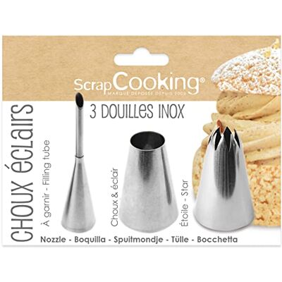 ScrapCooking 3 błyskotliwe nasadki do kapusty nasadowej Dekoracja ciast, akcesorium do naczyń 1831 ScrapCooking 3 błyskotliwe nasadki do kapusty nasadowej Dekoracja ciast, akcesorium do naczyń 1831