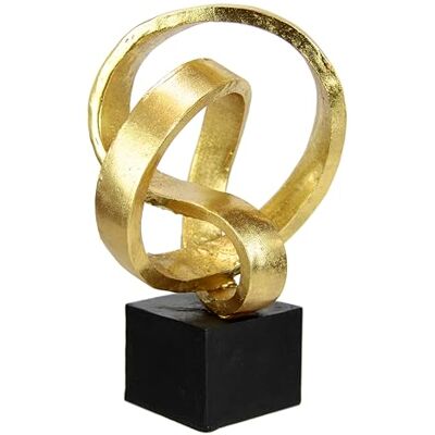 Flair Flower Nowoczesna dekoracyjna rzeźba artystyczna ornamenty obraz 3D statuetka nowoczesna dekoracja figurki asbtrakty sztuka pomysł na prezent, złoty Flair Flower Nowoczesna dekoracyjna rzeźba artystyczna ornamenty obraz 3D statuetka nowoczesna dekoracja figurki asbtrakty sztuka pomysł na prezent, złoty