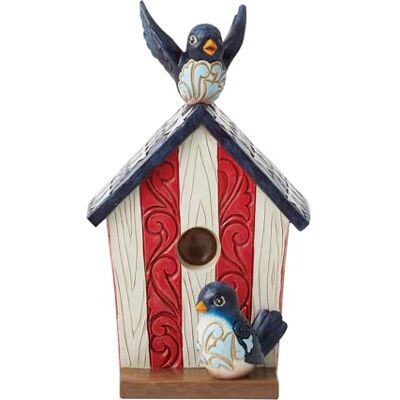 Enesco Patriotyczny dekoracyjny domek dla ptaków Enesco Patriotyczny dekoracyjny domek dla ptaków