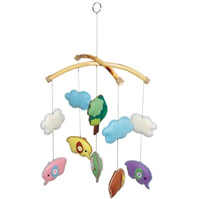 Laroom 14012 – pokrowiec ochronny ze słoniami i chmurami śnieżnymi, 38 cm, kolor wielokolorowy Laroom 14012 – pokrowiec ochronny ze słoniami i chmurami śnieżnymi, 38 cm, kolor wielokolorowy
