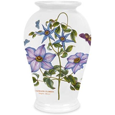 Portmeirion dom i prezenty BGHB58050 20 cm kanton wazon powojnik, ceramiczny Portmeirion dom i prezenty BGHB58050 20 cm kanton wazon powojnik, ceramiczny