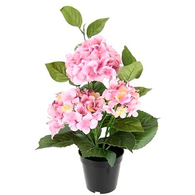 Flair Flower Sztuczna hortensja w doniczce, sztuczne kwiaty, krzew hortensji, roślina balkonowa, krzak, sztuczny kwiat, dekoracja tarasowa, roślina doniczkowa, wesele, kwiat dekoracyjny, różowy Flair Flower Sztuczna hortensja w doniczce, sztuczne kwiaty, krzew hortensji, roślina balkonowa, krzak, sztuczny kwiat, dekoracja tarasowa, roślina doniczkowa, wesele, kwiat dekoracyjny, różowy